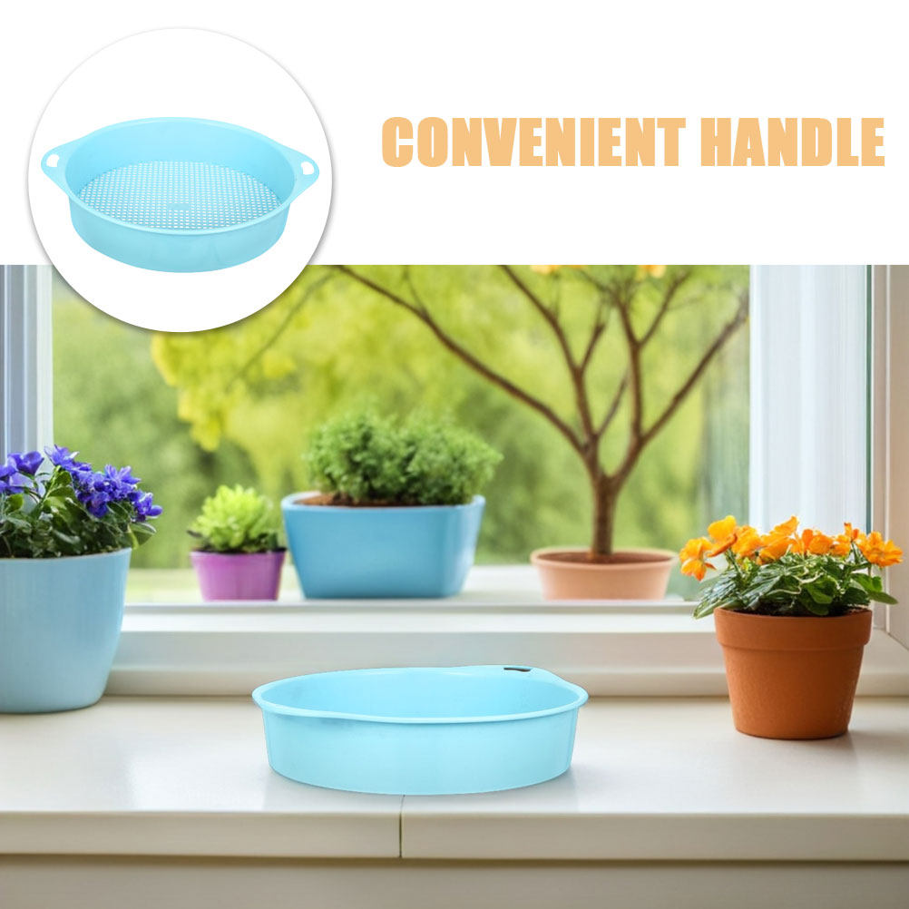 2Pcs Plastic Garden Soil Sieve - Bonsai Rock Garden ulasan dan harga