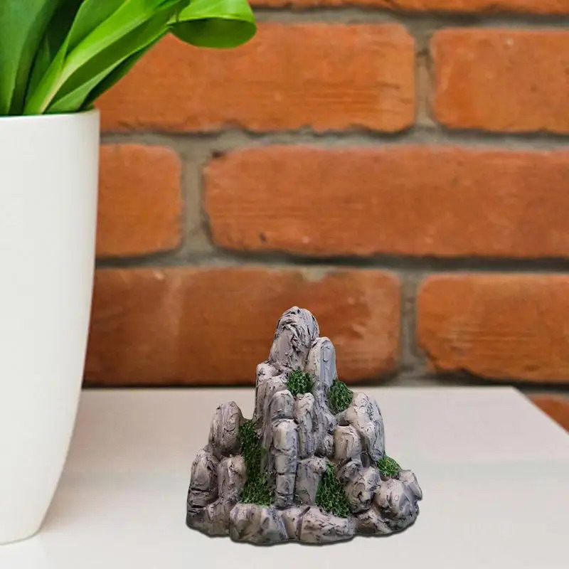 Mini Mountain Miniature Fake S - Bonsai Rock Garden ulasan dan harga