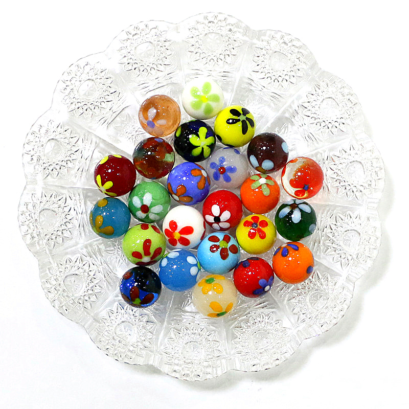 6pcs 16mm Colorful Rare Glass  - Bonsai Garden Indoor ulasan dan harga