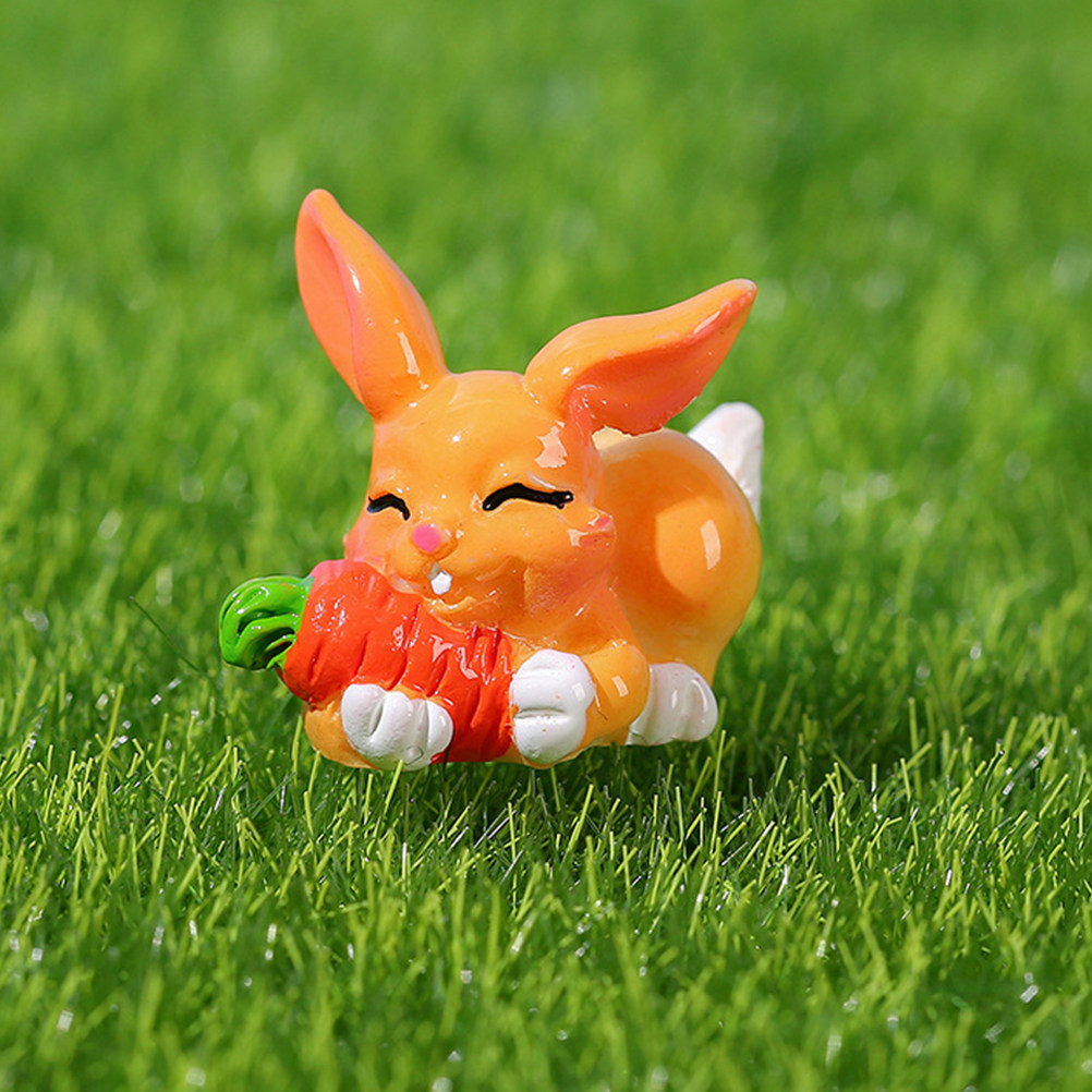 13Pcs Resin Easter Bunny Lands - Bonsai Garden Festival ulasan dan harga
