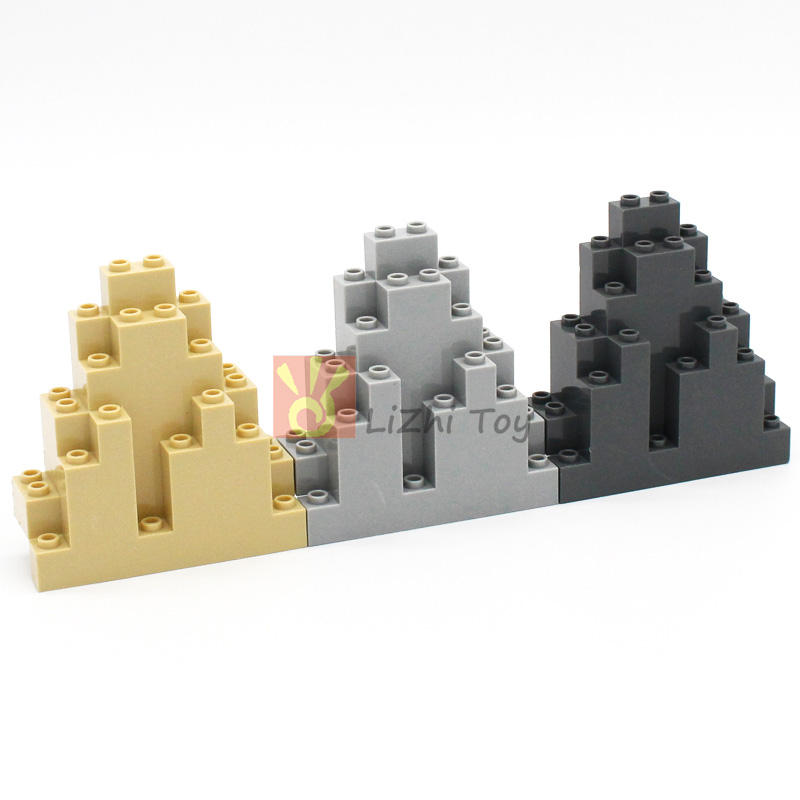 2pcs-10pcs MOC Bricks 6083 Roc - Bonsai Rock Garden ulasan dan harga