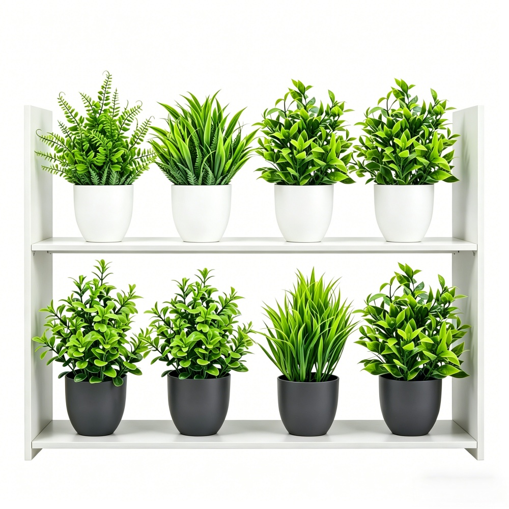 4pcs/set Mini Artificial Plant - Bonsai Garden Indoor ulasan dan harga