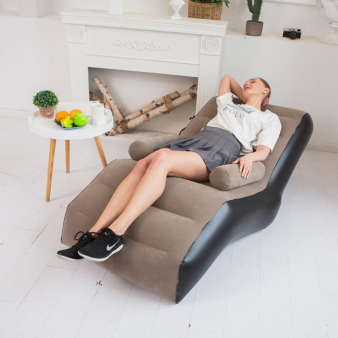 Folding Lazy Sofa,Inflatable L - Bonsai Garden Bench ulasan dan harga