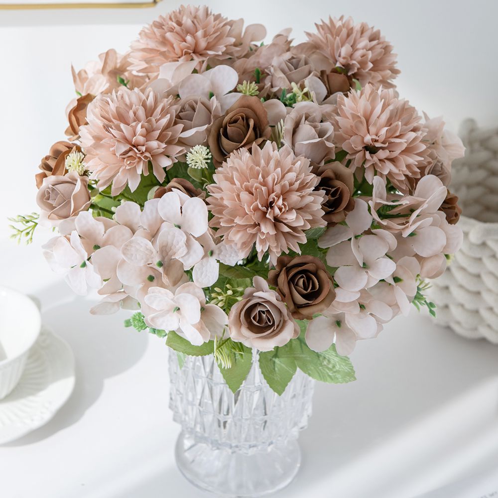 Artificial Flowers Silk Rose H - Bonsai Garden Festival ulasan dan harga