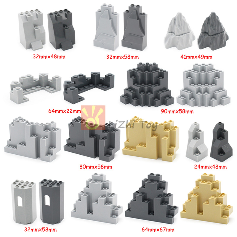 MOC Bricks Castle Mountain Roc - Bonsai Rock Garden ulasan dan harga